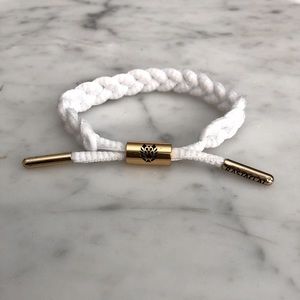 Rastaclat Women’s Braided Bracelet - Kim (Wht/Gld)